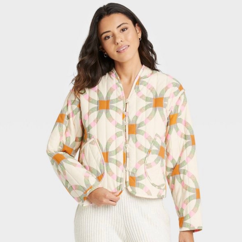 NWT Universal Thread Women's Quilted Jacket size Large